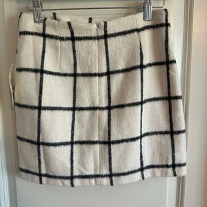 Altar'd State Chic White and Black Skirt